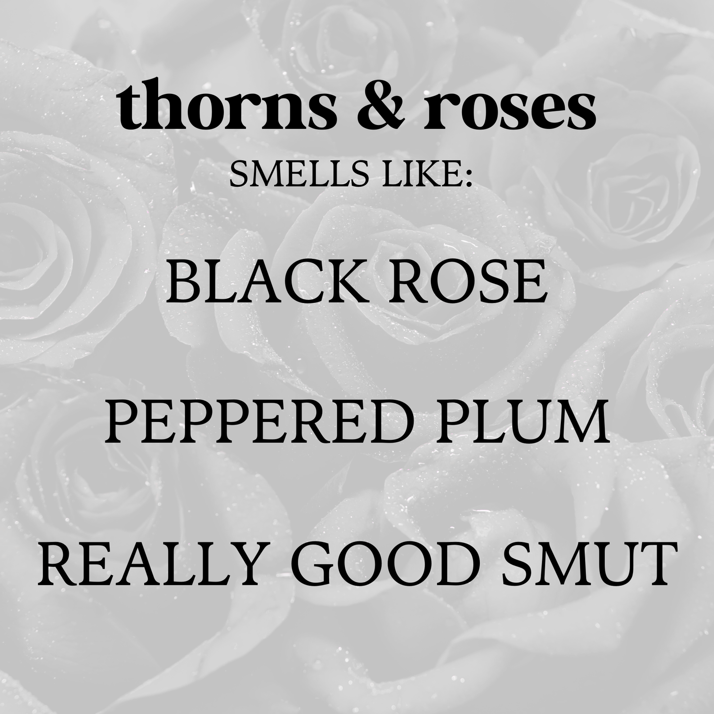 Thorns & Roses | Bookish Candle