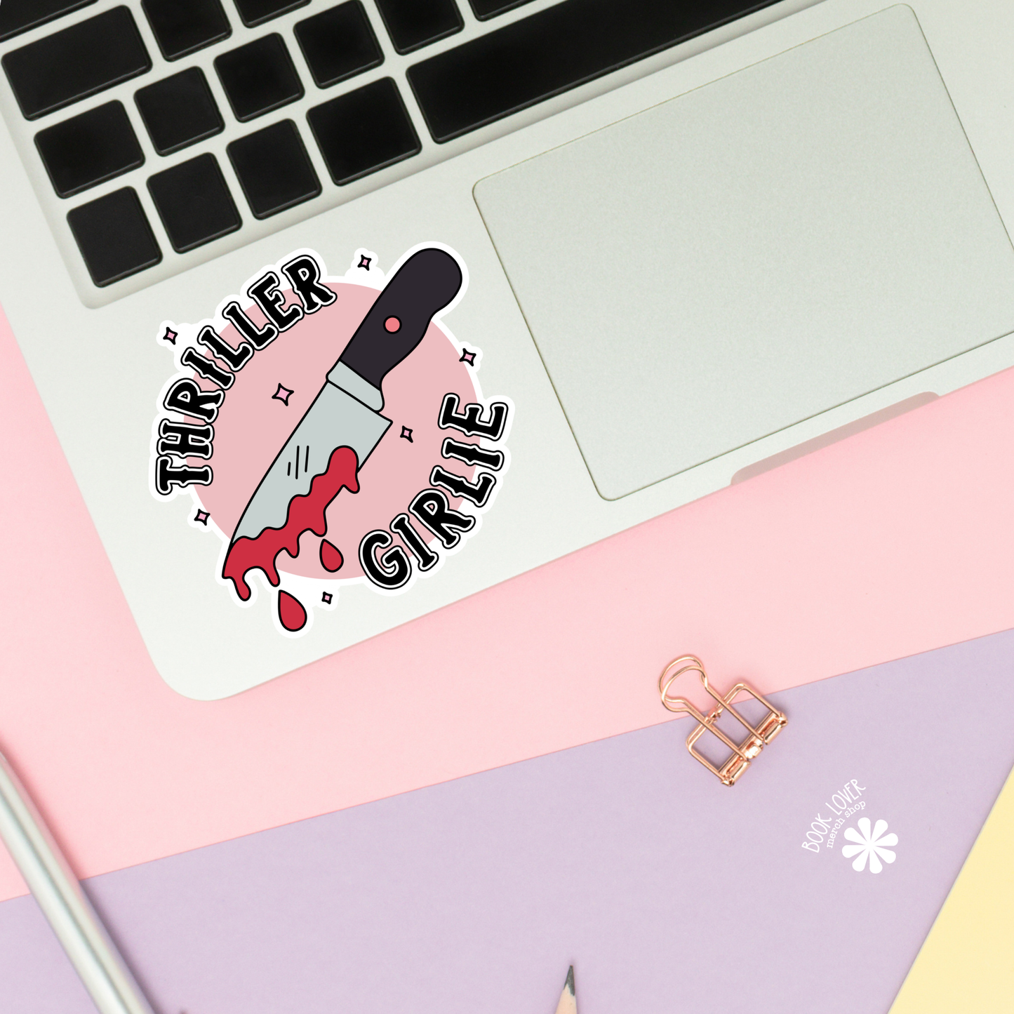 Thriller Girlie Stickers / Bookish Stickers / Book Lover