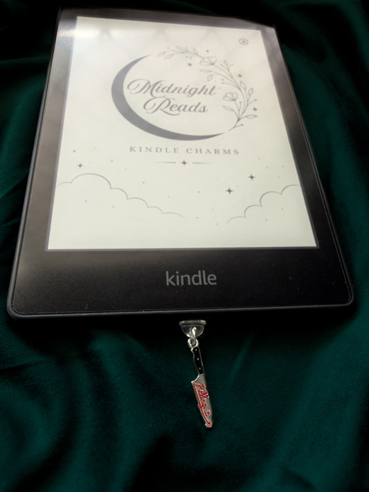πͺπ€ Killing Itβ Knife USB-C Kindle/eReader Charm