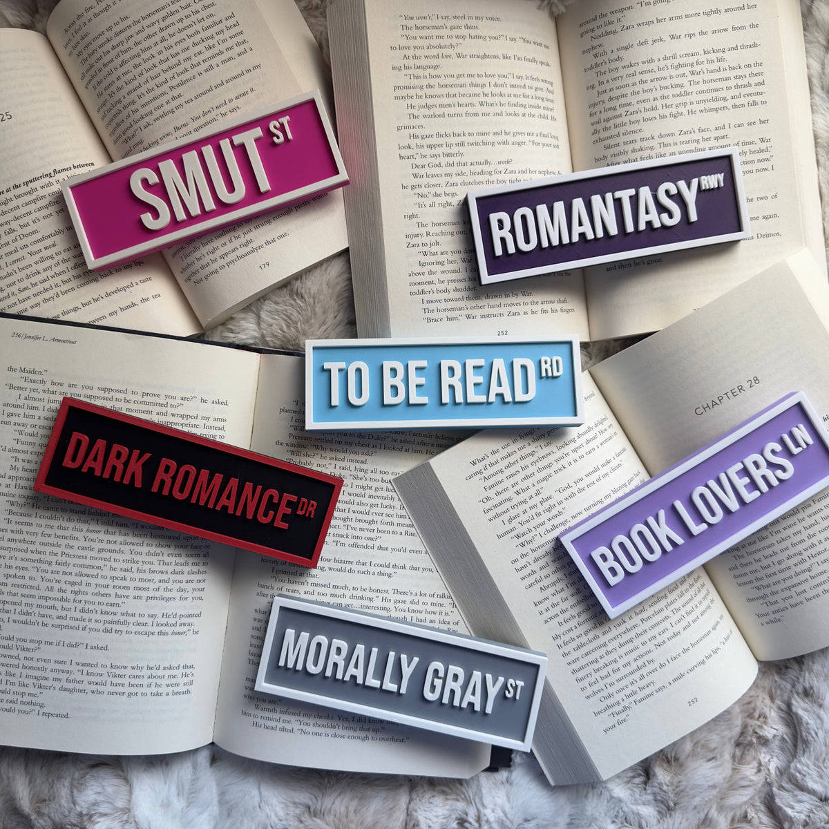 Morally Gray Street Sign | Bookshelf Decor