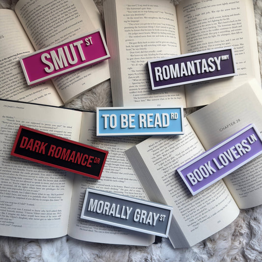 Morally Gray Street Sign | Bookshelf Decor