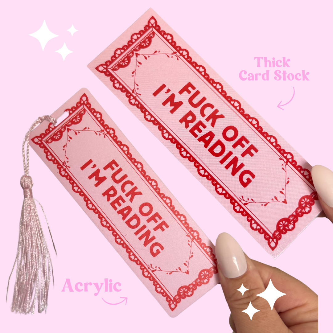 Fuck Off Book Mark