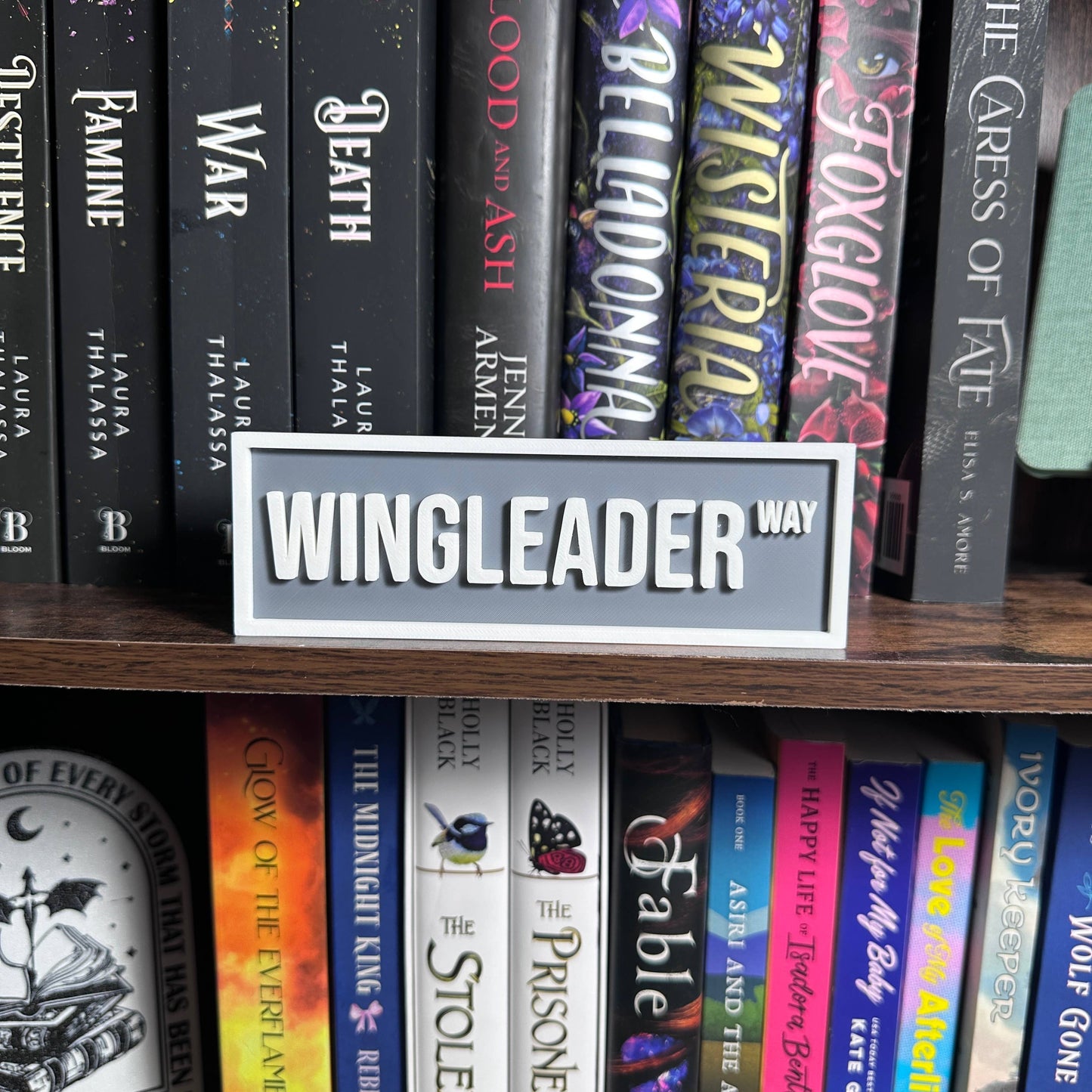 Wingleader Street Sign | Bookshelf Decor