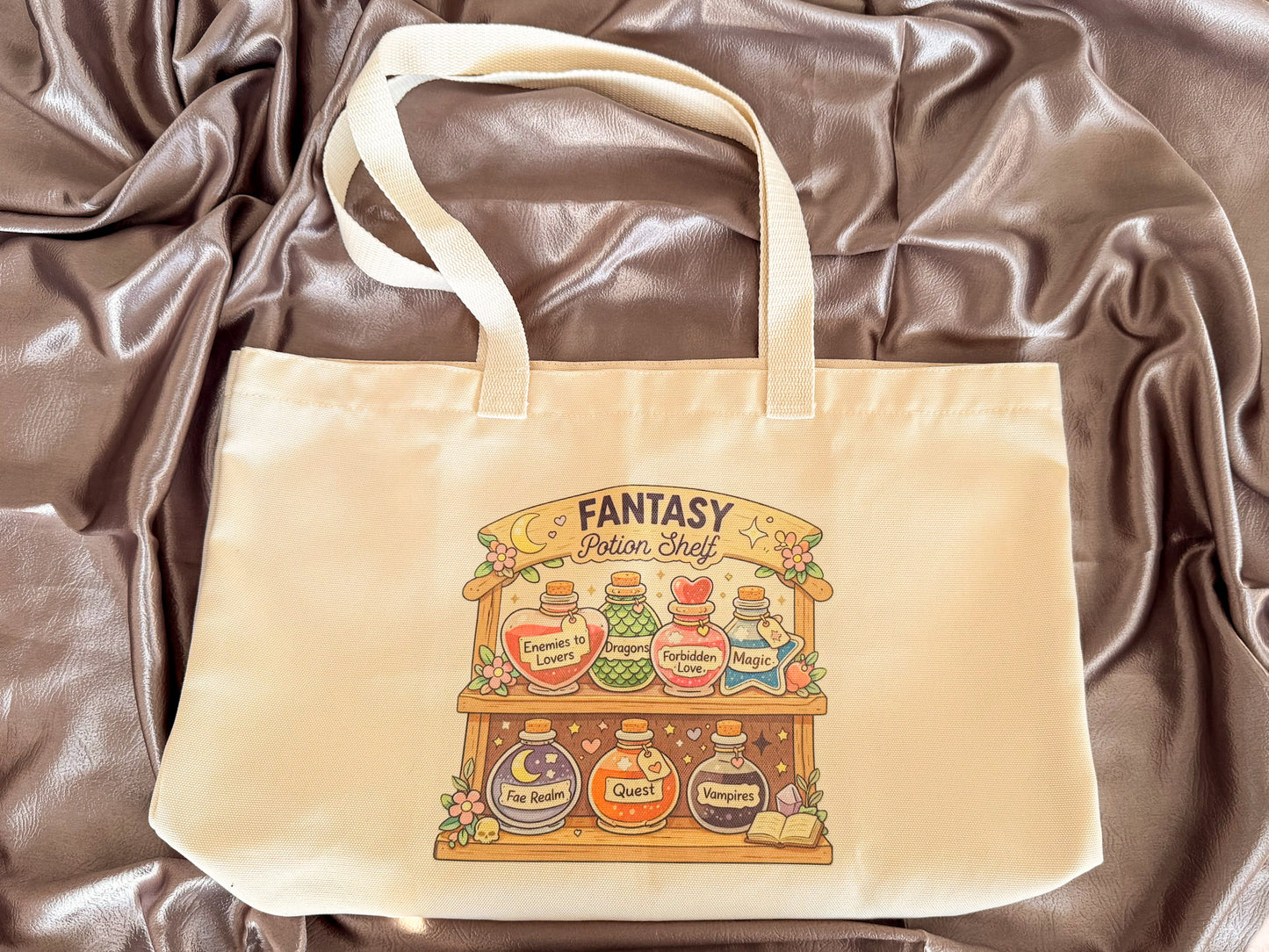 Fantasy Potion Shelf Tote Bag