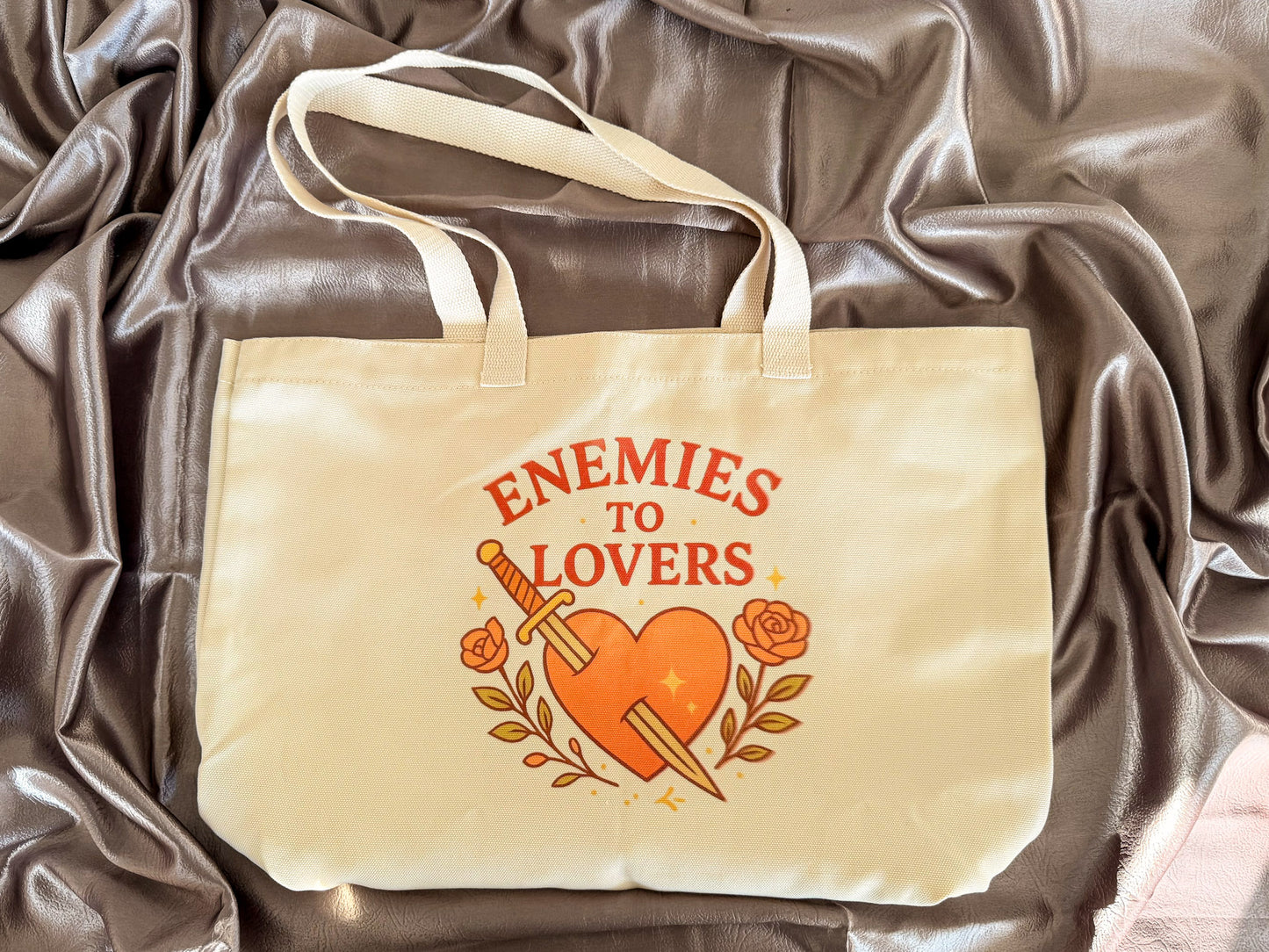 Enemies to Lovers Bookish Tote Bag