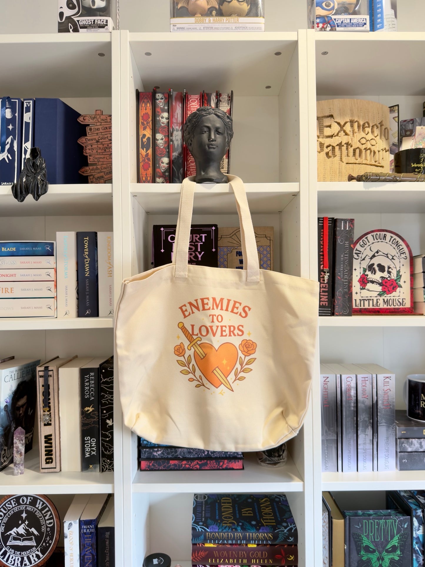 Enemies to Lovers Bookish Tote Bag