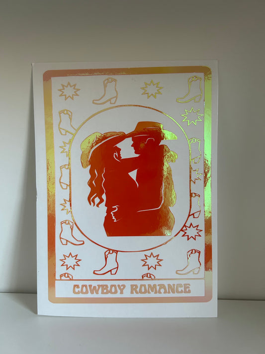 Cowboy Romance Kindle Sticker