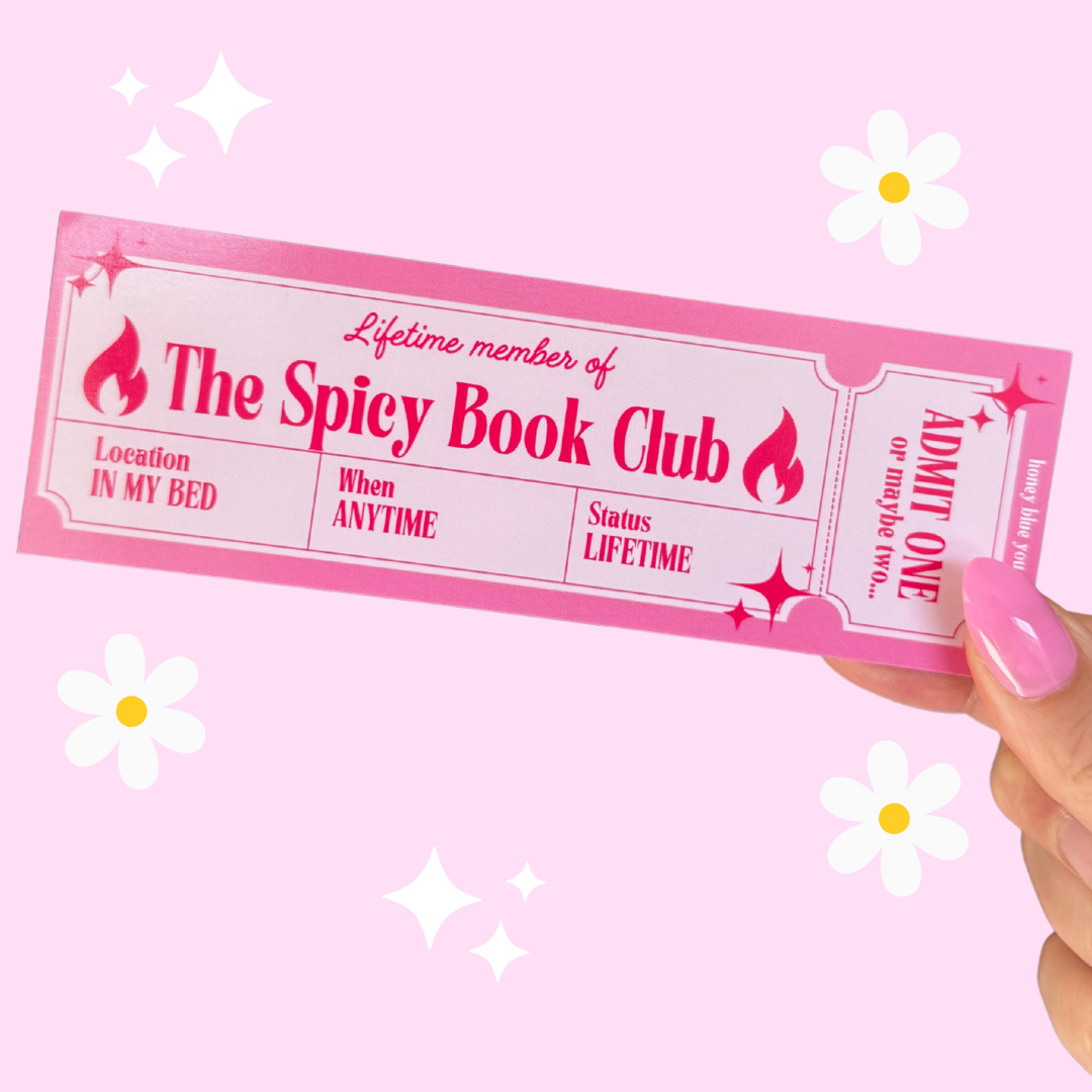 Spicy Book Book Mark (Quirky, Funky, Kawaii,Y2K)