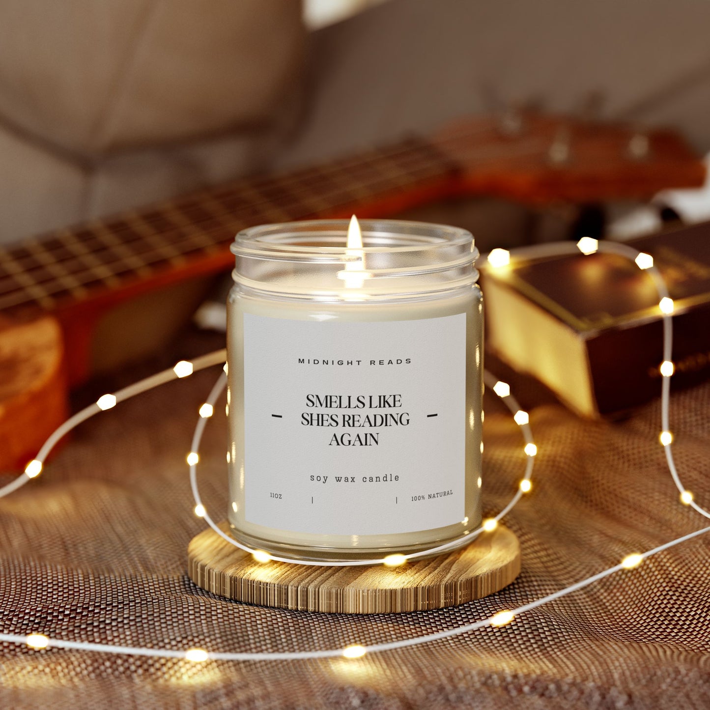 She's Reading Again Candle
