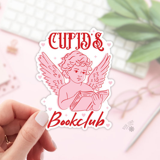 Cupid's Bookclub Stickers / Bookish Stickers / Book Lover