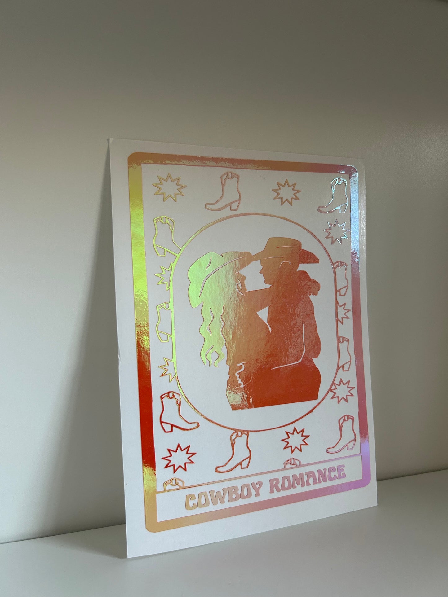 Cowboy Romance Kindle Sticker