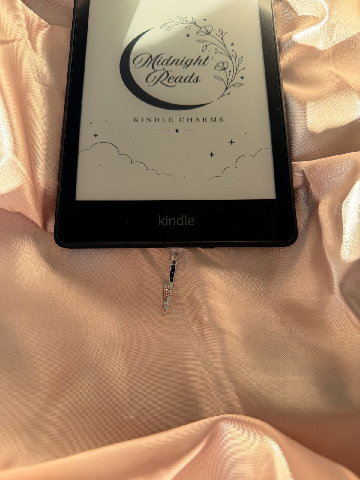 Killing It Knife Kindle Charm
