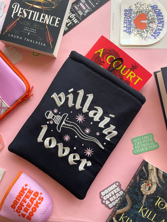 Villain Lover Embroidered Kindle Sleeve