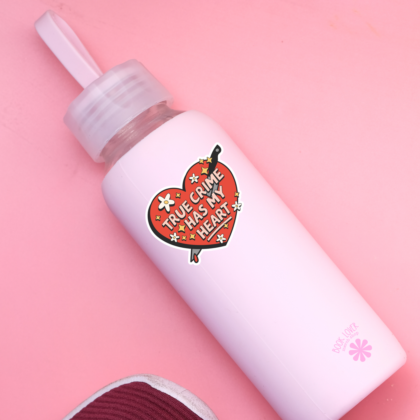 True Crime Has My Heart Stickers / Bookish Stickers