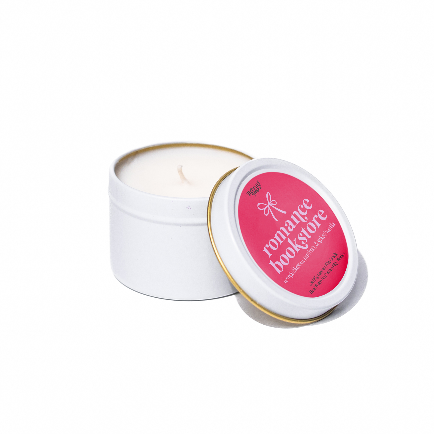 Romance Book Store | Bookish Candle