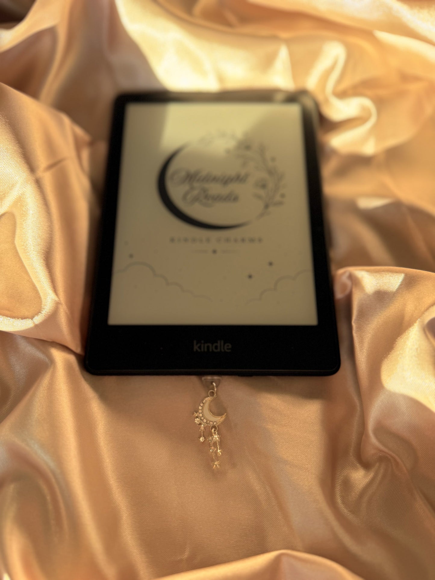 Moon Drop Kindle Charm