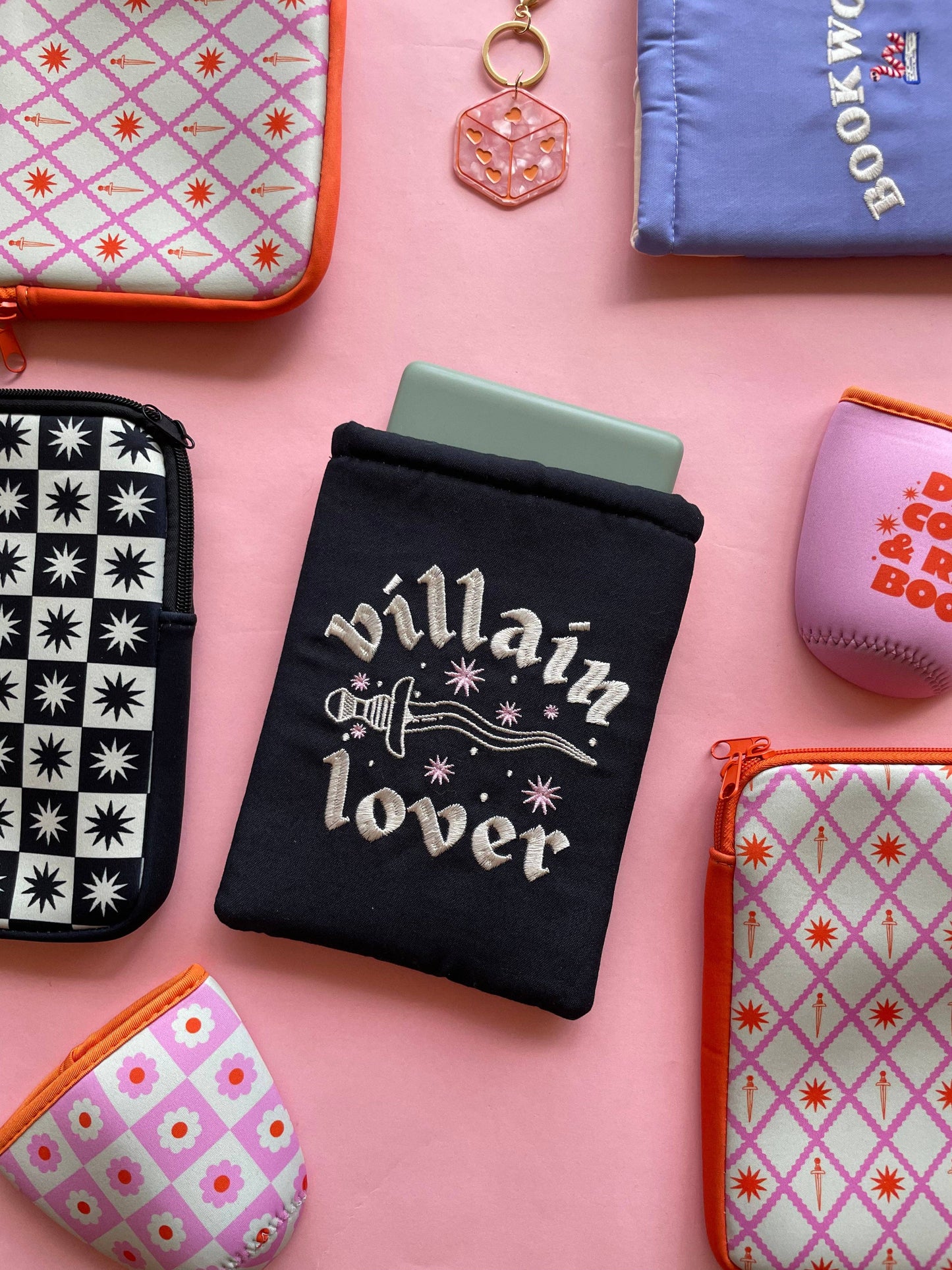 Villain Lover Embroidered Kindle Sleeve