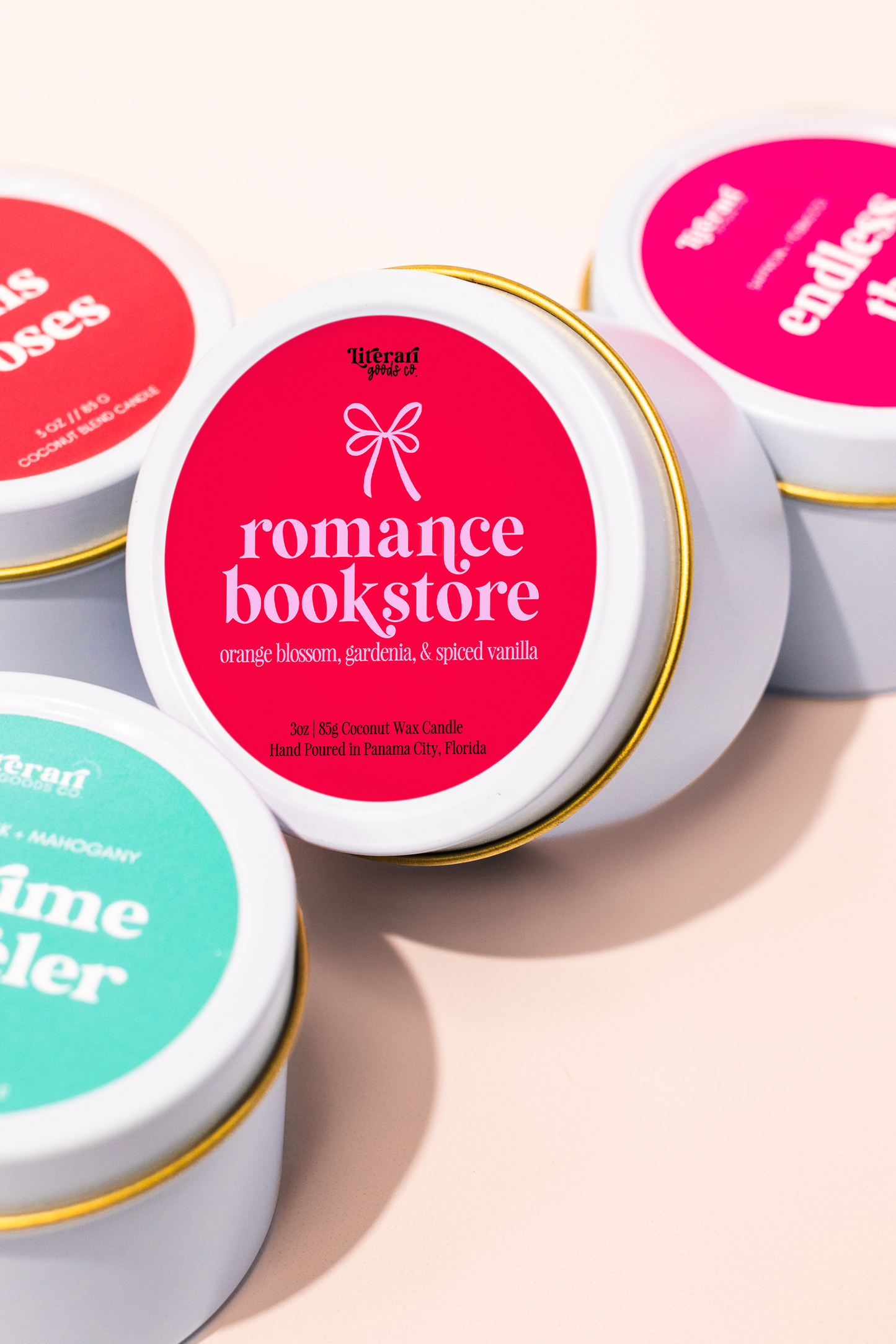 Romance Book Store | Bookish Candle