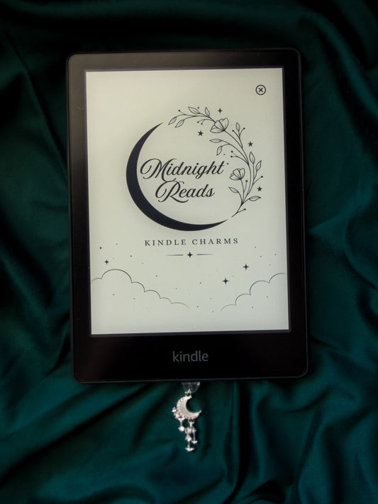 🌙🤍 Moon Drop USB-C Kindle/eReader Charm