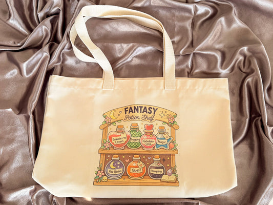 Fantasy Potion Shelf Tote Bag