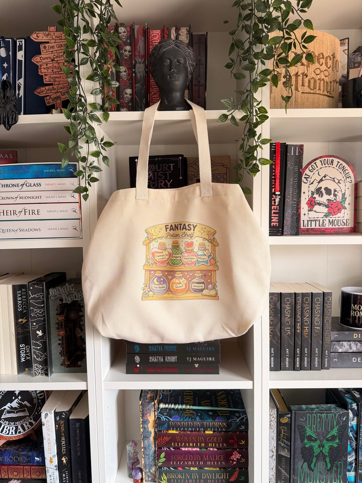Fantasy Potion Shelf Tote Bag