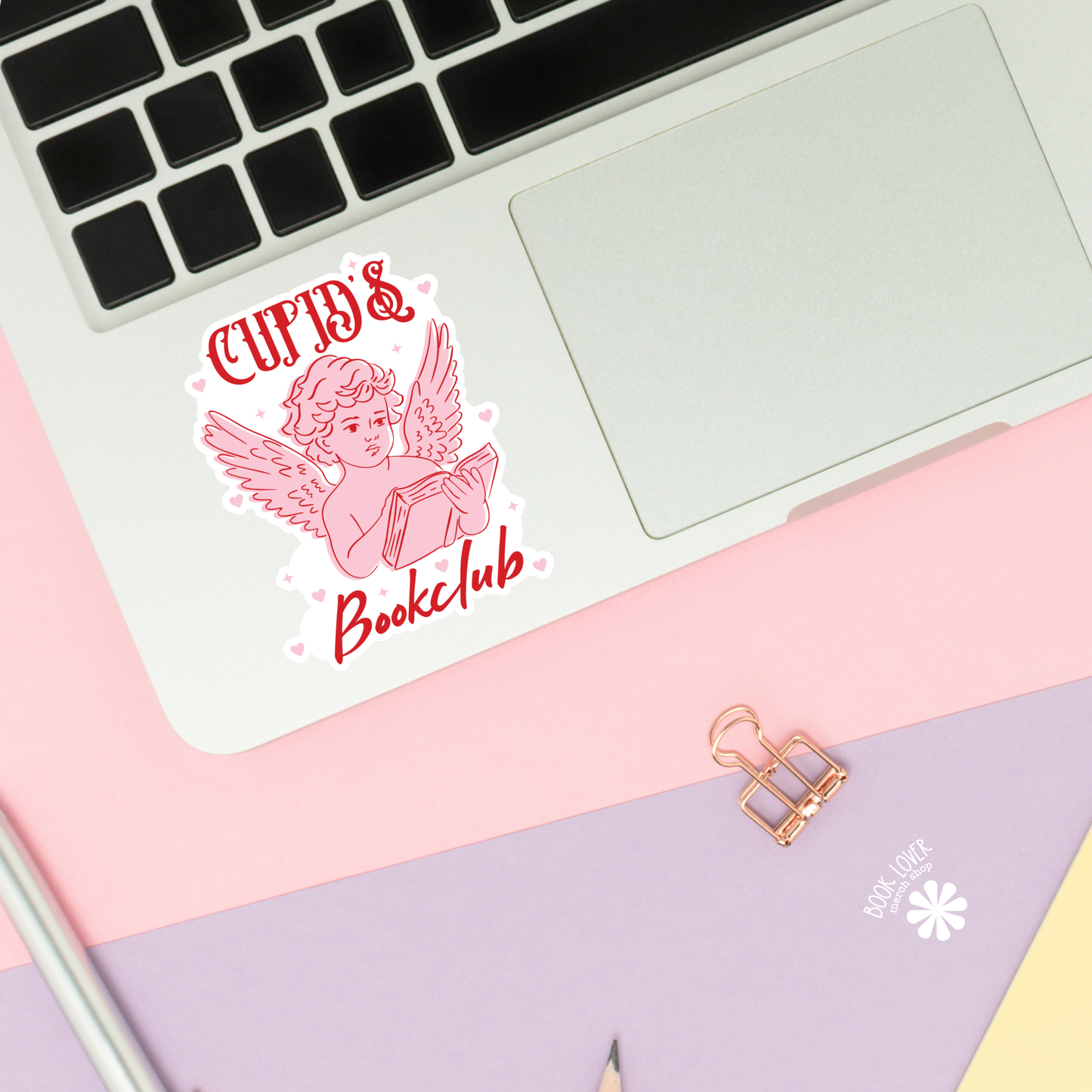 Cupid's Bookclub Stickers / Bookish Stickers / Book Lover