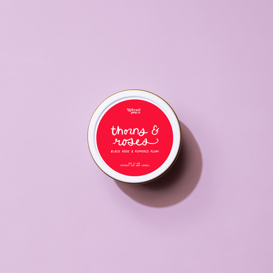 Thorns & Roses | Bookish Candle