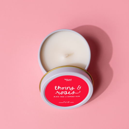 Thorns & Roses | Bookish Candle
