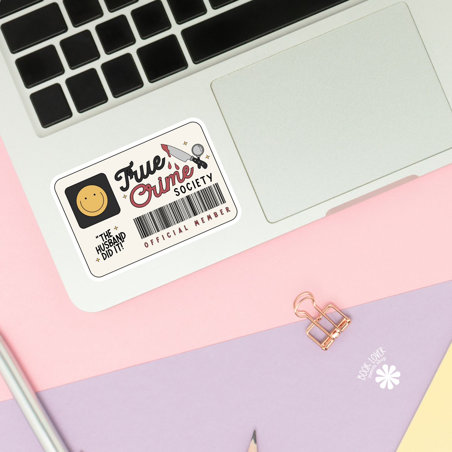 True Crime Society Stickers / Bookish Stickers / Book Lover