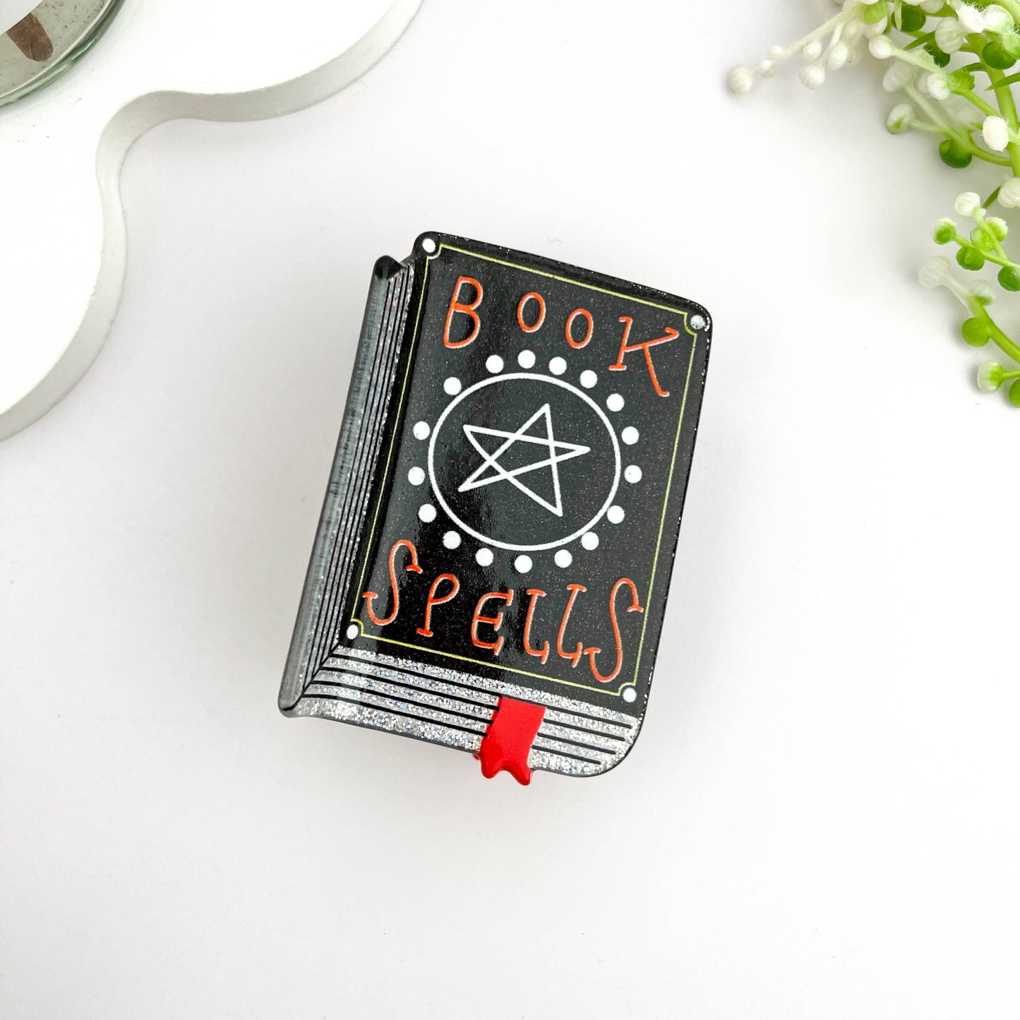 Spell Book Claw Clip